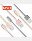 Suntaiho do iPhone XS MAX 7 kabel nylonowy 2.1A kabel USB do szybkiego ładowania dla iPhone X XR 6 8 Plus SE iPad powietrza mobi