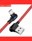 OLAF 90 stopni 1 M 2 M szybkie ładowanie Micro kabel USB typu C do Samsung S8 S9 S10 Xiaomi huawei LG Android Microusb USB-C ład