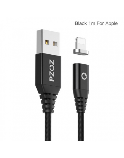 PZOZ magnetyczny kabel Usb Micro Usb c kabel do szybkiego ładowania Microusb kabel typu c magnes ładowarka do iphone 8 Samsung S