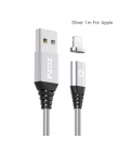 PZOZ magnetyczny kabel Usb Micro Usb c kabel do szybkiego ładowania Microusb kabel typu c magnes ładowarka do iphone 8 Samsung S