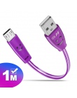 Kabel Micro USB uśmiechnięta twarz świecące LED światła szybkie ładowanie USB kabel do transmisji danych dla iPhone telefon komó