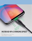Rock 1 m 2 m Led szybkie ładowanie kabel Micro Usb do ładowania dla Samsung Huawei Xiaomi Redmi LG Android Microusb ładowarka da