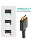 Ugreen Micro kabel USB 3.0 2.1A 1 M szybki kabel danych do ładowania kabel USB telefon komórkowy kable do Samsung uwaga 3 S5 twa