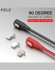 PZOZ 90 stopni kabel magnetyczny usb c Micro usb typu C szybkiego ładowania Microusb typu C magnes ładowarka do iphone xs MAX xi