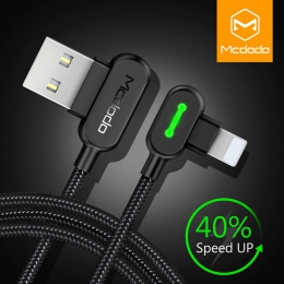 Kabel USB MCDODO dla iPhone Apple XS MAX XR X 8 7 6 5 6 s plus kabel do szybkiego ładowania kabel do telefonu komórkowego kabel 
