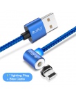 L-TYPE magnetyczny kabel ładowania RAXFLY Micro USB typu C kabel dla iPhone na USB przewód do iPhone'a magnes ładowarka drutu dl