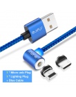 L-TYPE magnetyczny kabel ładowania RAXFLY Micro USB typu C kabel dla iPhone na USB przewód do iPhone'a magnes ładowarka drutu dl