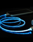 LED Lu mi nous ładowania kabel do Huawei Honor Note 10 Xiao mi mi 8 Max 3 HTC mi cro USB typu C ładowarka do telefonu komórkoweg