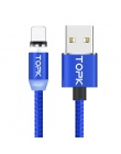 TOPK 1 M ulepszona kabel magnetyczny kabel Micro USB i USB typu C szybkie ładowanie danych synchronizacji szybkie ładowanie typu