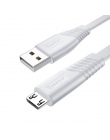 Essager płaski kabel Micro USB dla Xiaomi Redmi Samsung 2.4A szybkie ładowanie danych Microusb ładowarka przewód komórkowego z s