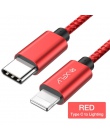 RAXFLY USB PD oświetlenie kabli do typu C kabel przewód ładowania dla iPhone XS Max XR X 8 7 Plus USB C do 8 pin synchronizacji 