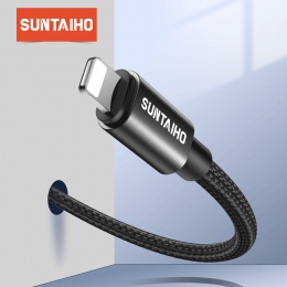 Suntaiho 2.4A kabel usb do telefonu iPhone X kabel ładowarki dla iPhone XR MAX XS 8 7 6 plus 5 s USB do transmisji danych kabel 