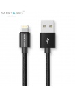 Suntaiho 2.4A kabel usb do telefonu iPhone X kabel ładowarki dla iPhone XR MAX XS 8 7 6 plus 5 s USB do transmisji danych kabel 