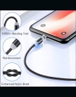 Magnetyczny kabel do ładowania dla IPhone XR XS MAX X 8 7 6 S Plus telefon komórkowy 1 M magnes ładowarka kabel Micro USB USB ty