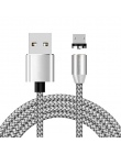 Magnetyczny kabel do ładowania dla IPhone XR XS MAX X 8 7 6 S Plus telefon komórkowy 1 M magnes ładowarka kabel Micro USB USB ty