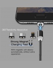 Magnetyczny kabel do ładowania dla IPhone XR XS MAX X 8 7 6 S Plus telefon komórkowy 1 M magnes ładowarka kabel Micro USB USB ty