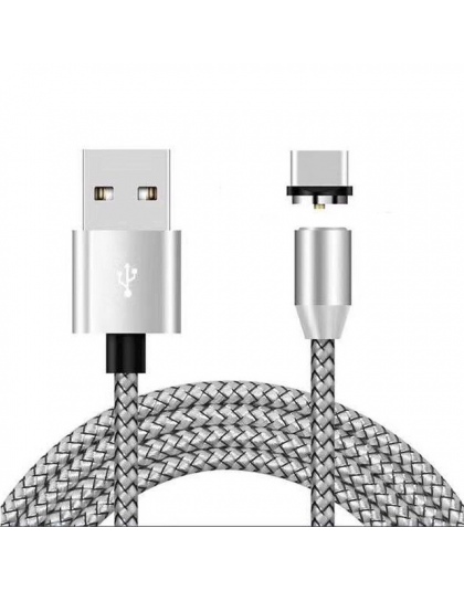 Magnetyczny kabel do ładowania dla IPhone XR XS MAX X 8 7 6 S Plus telefon komórkowy 1 M magnes ładowarka kabel Micro USB USB ty