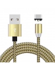 Magnetyczny kabel do ładowania dla IPhone XR XS MAX X 8 7 6 S Plus telefon komórkowy 1 M magnes ładowarka kabel Micro USB USB ty