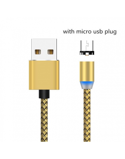 SUNPHG magnetyczny micro USB kabel typu C przewód ładowania dla iPhone x xr oneplus 6 t Samsung s9 Microusb przewód komórkowy te