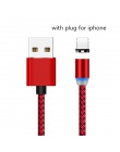 SUNPHG magnetyczny micro USB kabel typu C przewód ładowania dla iPhone x xr oneplus 6 t Samsung s9 Microusb przewód komórkowy te