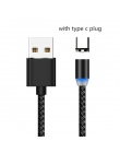 SUNPHG magnetyczny micro USB kabel typu C przewód ładowania dla iPhone x xr oneplus 6 t Samsung s9 Microusb przewód komórkowy te