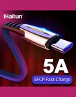 IHaitun 5A USB typu C kabel do Huawei P20 Lite Honor 10 9 Pro 3.1 szybkiego ładowania przewód danych ładowarka do telefonu Samsu