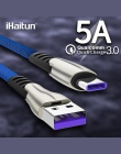 IHaitun 5A USB typu C kabel do Huawei P20 Lite Honor 10 9 Pro 3.1 szybkiego ładowania przewód danych ładowarka do telefonu Samsu