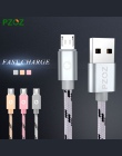 PZOZ kabel Micro USB szybkie ładowanie adapter do ładowarki danych kabel do Samsung Xiaomi Huawei MEIZU SONY z systemem Android 