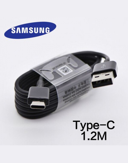 Oryginalny Samsung kabel USB typu C note9 szybkie ładowanie 1.2 m 2A S 9 note8 uwaga 8 S8 S9 plus c5 C7 C9 pro A3 A5 A7 2017 ast