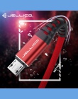 Jellico 120 CM o wysokiej wytrzymałości kabel Micro USB do Samsung Xiaomi LG USB 3.1A szybkie ładowanie danych pleciony ładowark