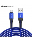 Jellico 120 CM o wysokiej wytrzymałości kabel Micro USB do Samsung Xiaomi LG USB 3.1A szybkie ładowanie danych pleciony ładowark