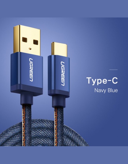 Ugreen USB C kabel do Xiaomi mi 8 3A kabel USB typu C szybkie ładowanie kabel do transmisji danych dla Samsung Galaxy S9 nintend