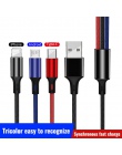 3 w 1 typ C/8 Pin/kabel Micro USB do ładowania dla iPhone X uniwersalna szybka kabel ładowania do Samsunga S9 s8 Xiaomi ładowark