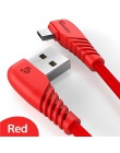 TIEGEM 90 stopni kabel Micro USB 2A szybka ładowarka kabel do transmisji danych pleciony kabel USB telefon komórkowy ładowarka U