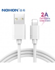 NOHON TPE USB kabel do ładowania danych dla iPhone X XS MAX XR 8 7 6 6 S 5 5S Plus ładowania synchronizacji przewód oświetleniow