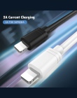 NOHON TPE USB kabel do ładowania danych dla iPhone X XS MAX XR 8 7 6 6 S 5 5S Plus ładowania synchronizacji przewód oświetleniow