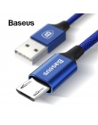 Baseus Micro USB kabel do Xiaomi Redmi Note 5 Pro 4X4 ładowarka kabel do Samsung Huawei ładowarka do telefonu na USB kabel danyc