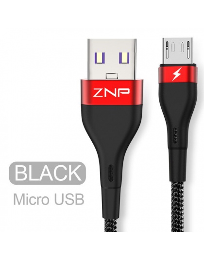 ZNP 3A szybko ładujący kabel Micro USB dla Samsung S7 Xiaomi Redmi Note 5 Pro 4 Micro usb przewód ładowarki tabletu z systemem A