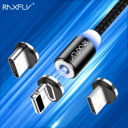 RAXFLY magnetyczny ładowania dla Samsung S10 magnes ładowarka kabel Micro USB do telefonu iPhone XS X kabel magnetyczny typu C p