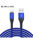 Jellico 3.1A kabel USB dla iPhone X 8 7 6 6 S plus 5 5S kabel o wysokiej wytrzymałości szybko kabel danych do ładowania szybka ł