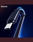 Baseus płaski kabel Micro USB szybko kabel danych do ładowania dla Samsung A8 A7 2018 Android ładowarki do telefonu komórkowego 