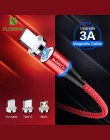 FLOVEME magnetyczny ładowarka kabel Micro Usb do iphone Usb typu C szybka adapter do ładowania ładowarka magnetyczna przewód do 