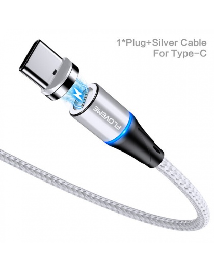 FLOVEME magnetyczny ładowarka kabel Micro Usb do iphone Usb typu C szybka adapter do ładowania ładowarka magnetyczna przewód do 