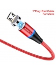 FLOVEME magnetyczny ładowarka kabel Micro Usb do iphone Usb typu C szybka adapter do ładowania ładowarka magnetyczna przewód do 