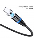 FLOVEME magnetyczny ładowarka kabel Micro Usb do iphone Usb typu C szybka adapter do ładowania ładowarka magnetyczna przewód do 