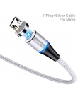 FLOVEME magnetyczny ładowarka kabel Micro Usb do iphone Usb typu C szybka adapter do ładowania ładowarka magnetyczna przewód do 