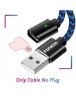 FONKEN magnetyczny micro USB kabel telefoniczny magnes Mini kabel USB 1 m 2.4A szybka ładowarka przewód zasilający Led synchroni