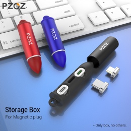 PZOZ kabel magnetyczny wtyczka typu box C Micro USB C 8 pin szybko adapter do ładowania telefonu Microusb typu C magnes ładowark