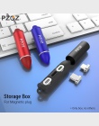 PZOZ kabel magnetyczny wtyczka typu box C Micro USB C 8 pin szybko adapter do ładowania telefonu Microusb typu C magnes ładowark