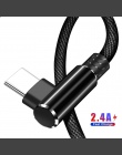 OLAF 3 M USB typu C 90 szybkie ładowanie kabel usb c typu c przewód danych z systemem Android ładowarka usb -c kabel USB dla Sam